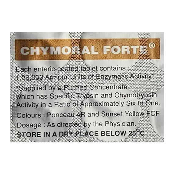 chymoral forte tablet 20's